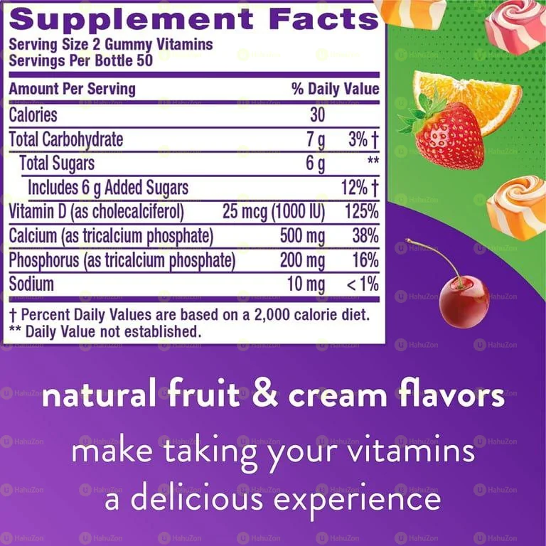 Vitafusion Chewable Calcium Gummy Vitamins