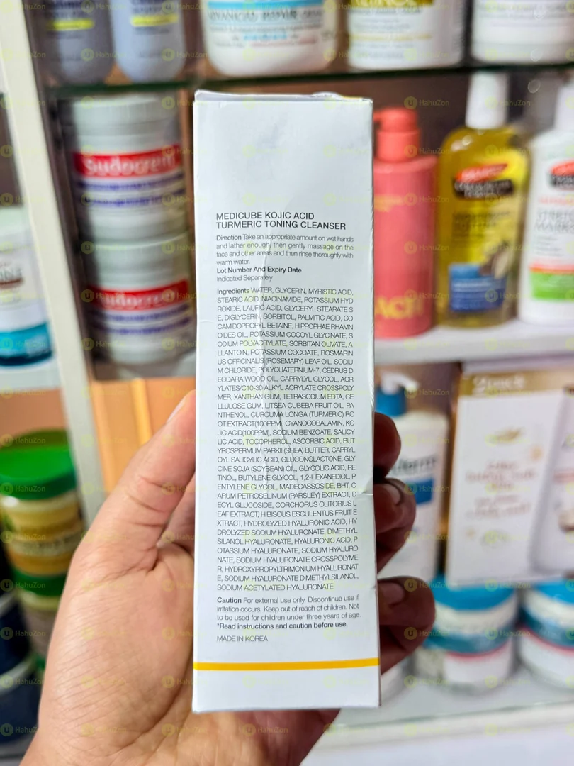 Medicube Kojic Acid Turmeric Toning Cleanser