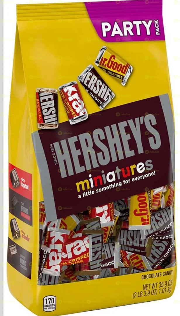 HERSHEY'S Miniatures Assorted Chocolate Candy Party Pack