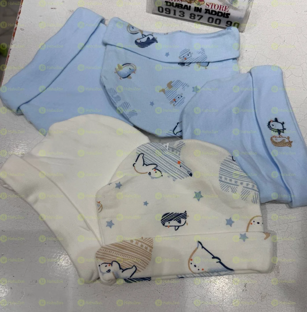 5 ፍሬ ኮተን ኮፍያ