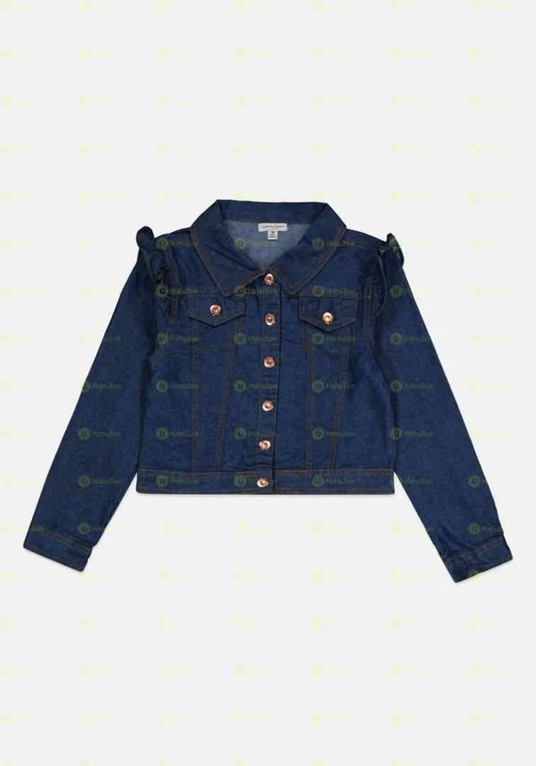 Nanette Lepore Kid Girls 2Pc Floral Print Jumpsuit With Denim Jacket Set