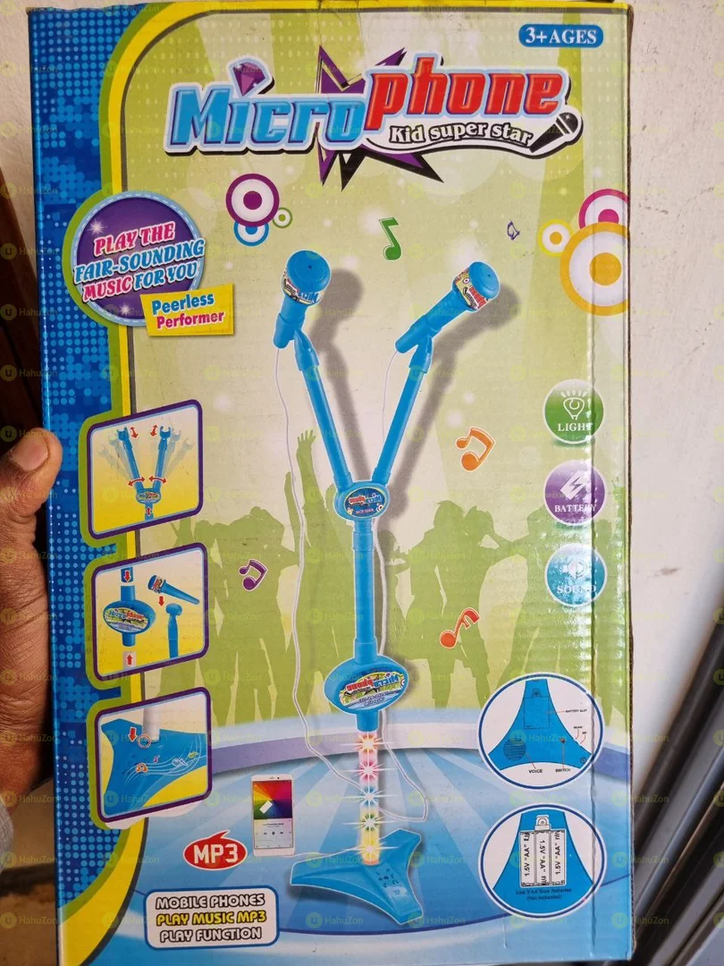 Toy Microphone And Stand Set