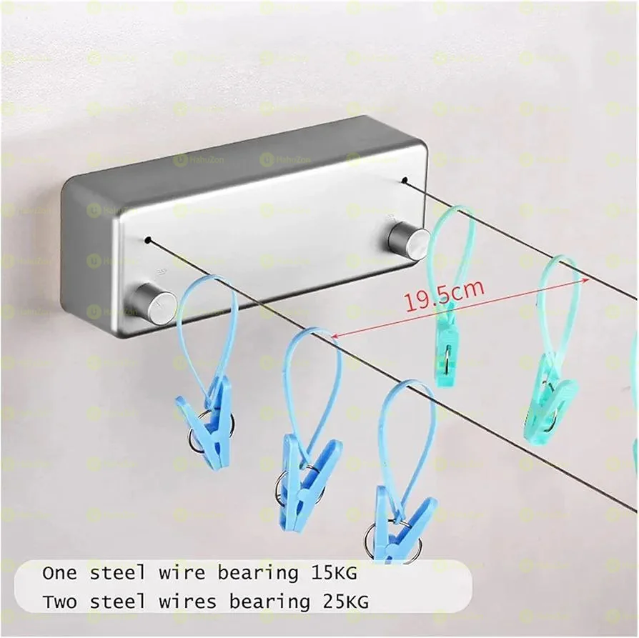 Double Rope Retractable Clothesline