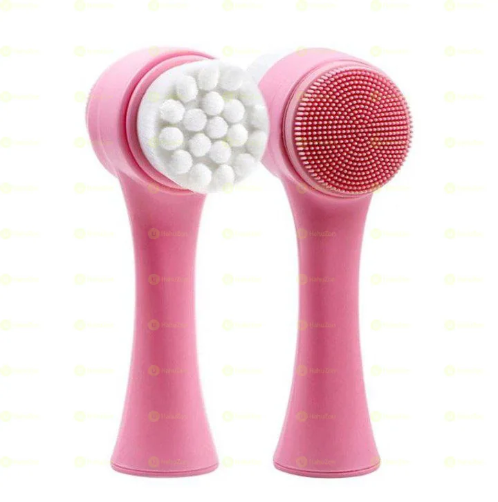 Double Sided Face Cleansing Brush