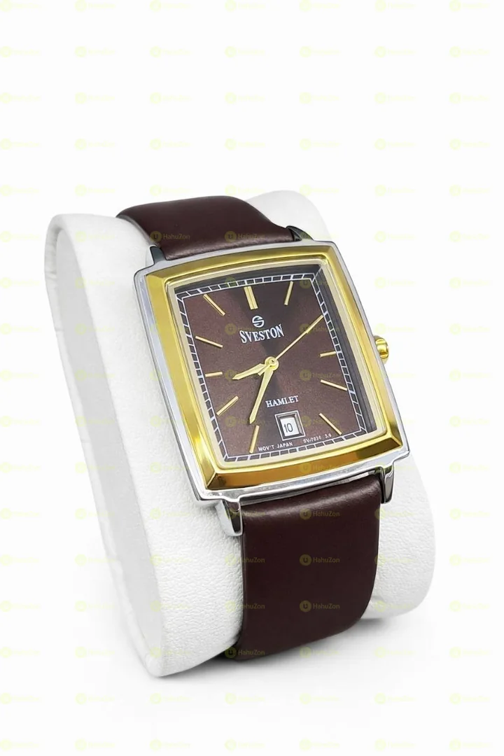 Sveston Leather Strap Men's Watches