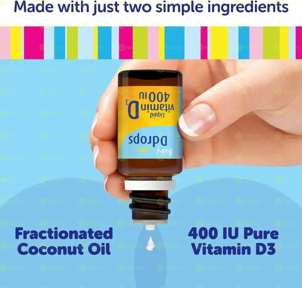 Ddrops Organic Baby 400 IU 90 Drops
