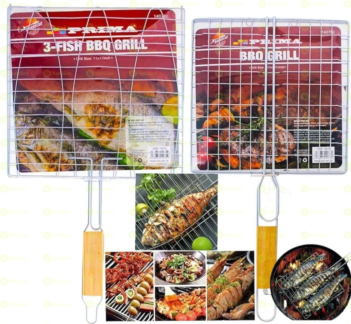 3 Fish BBQ Grill Net