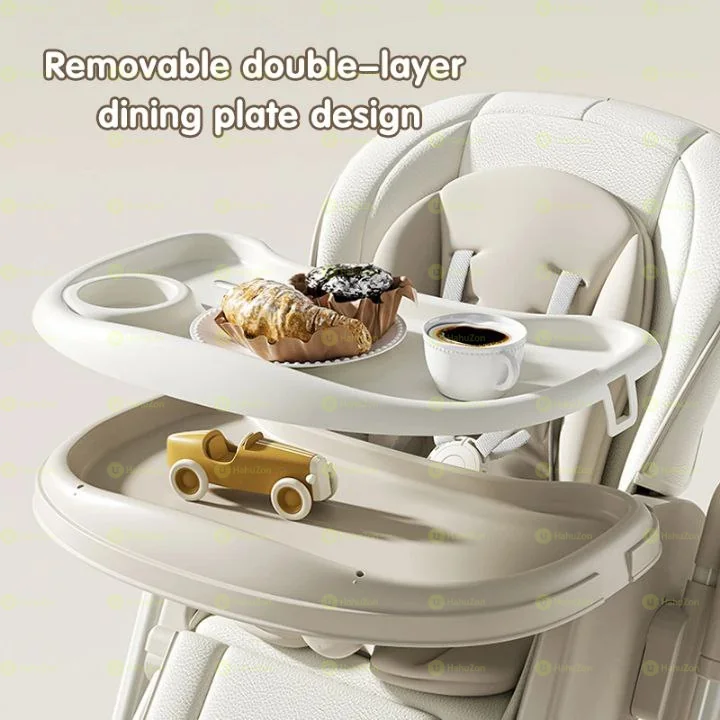 2-in-1 Electric Baby High Chair & Swing