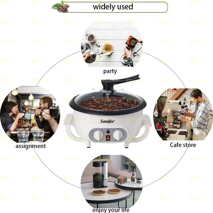 ሶኒፈር በኤሌትሪክ የሚሰራ አውቶማቲክ ቡና መቁያ—