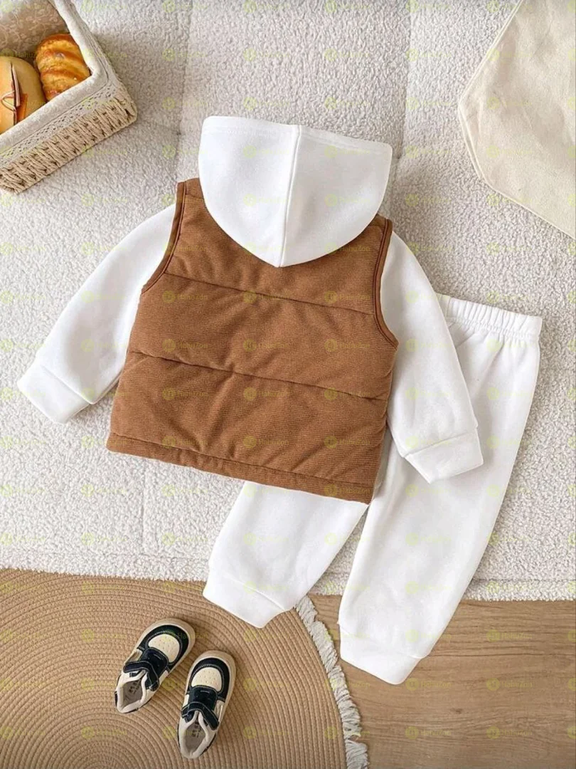 Cute Bear Warm 3 Piece Set Outfit