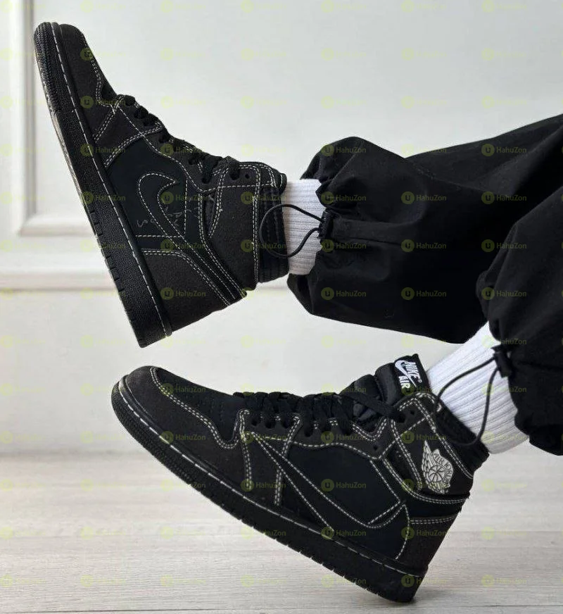 Air Jordan 1 Retro Hi x Travis Scott Black Phantom Men's Shoes