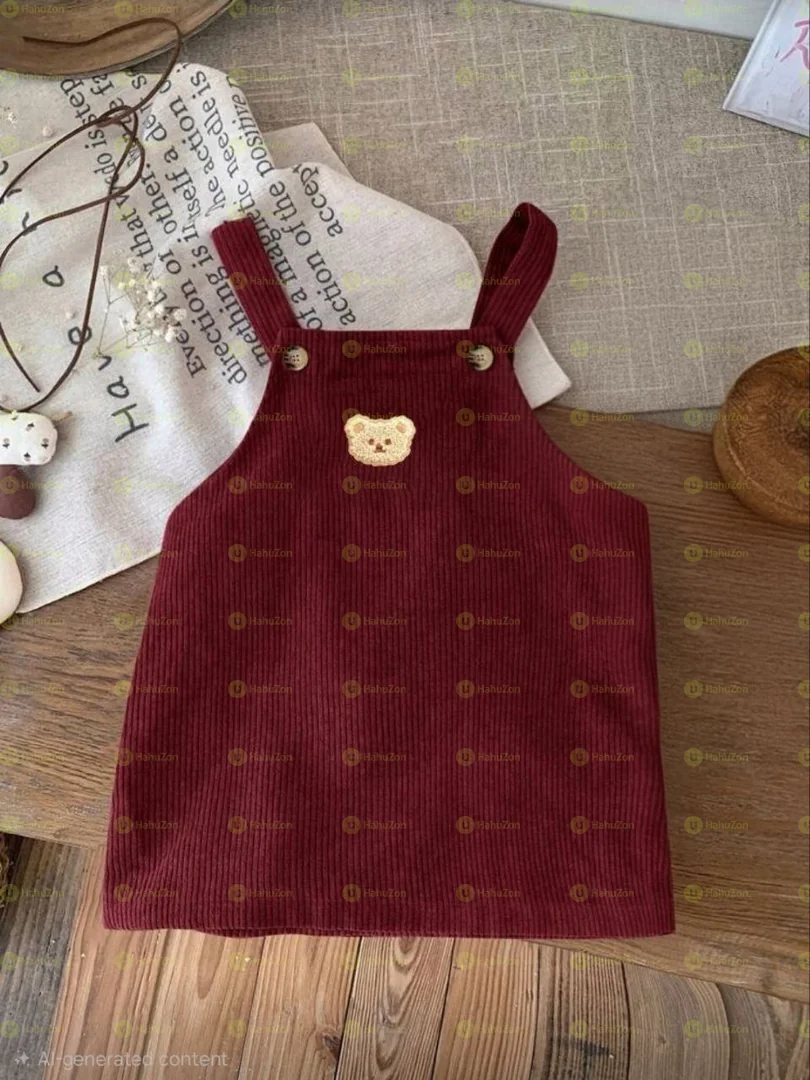 Toddler Girls Corduroy Overall Dress