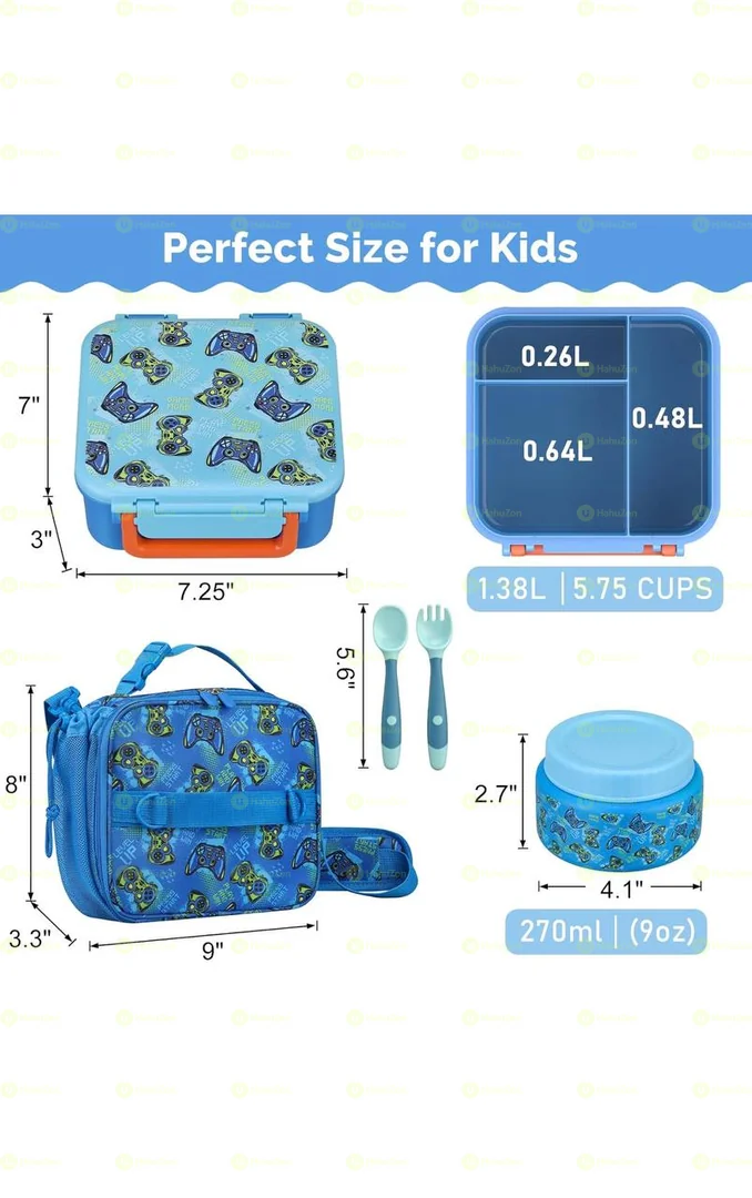 Kids Lunch Box Set with Bento Box
