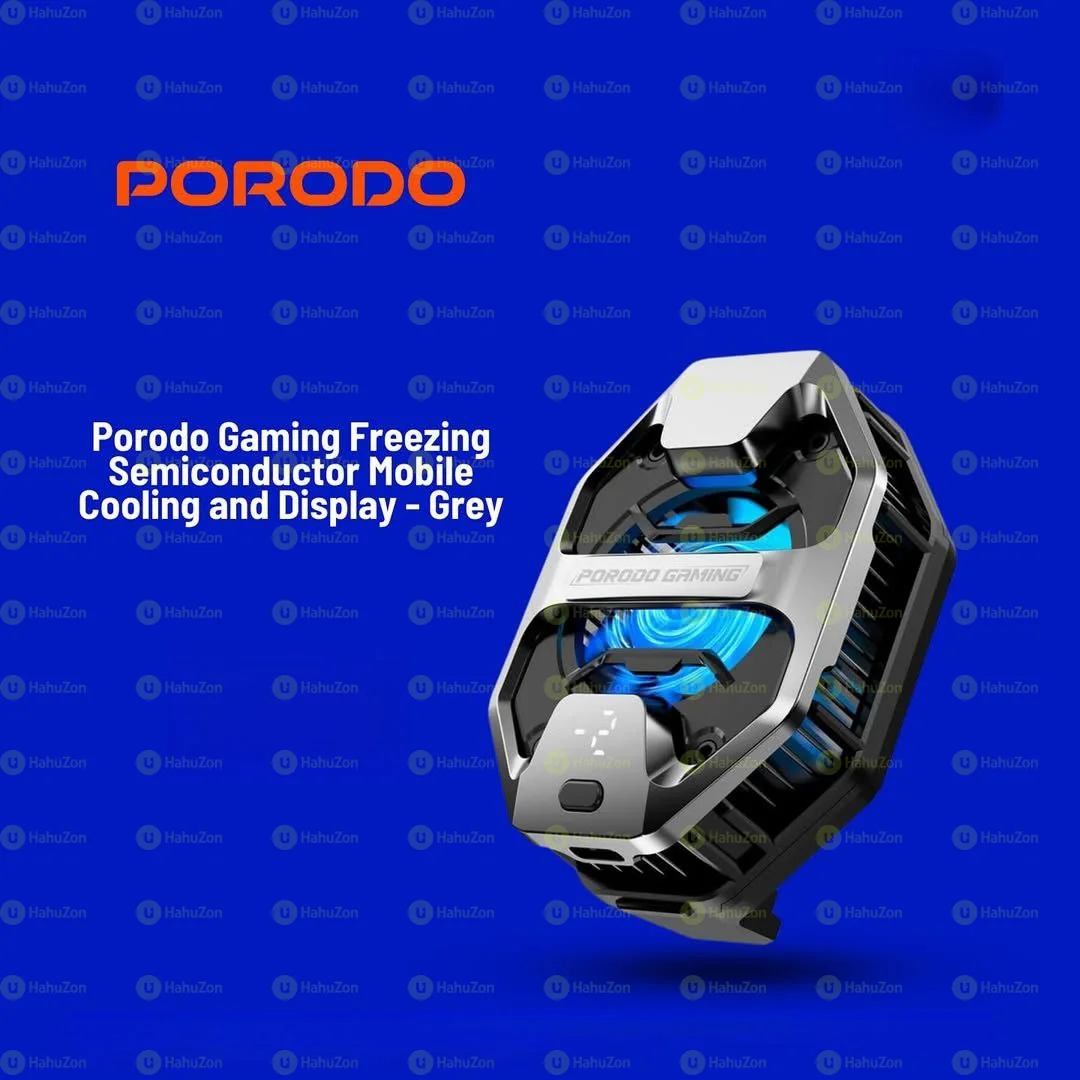 Porodo Gaming LED Display Phone Cooler