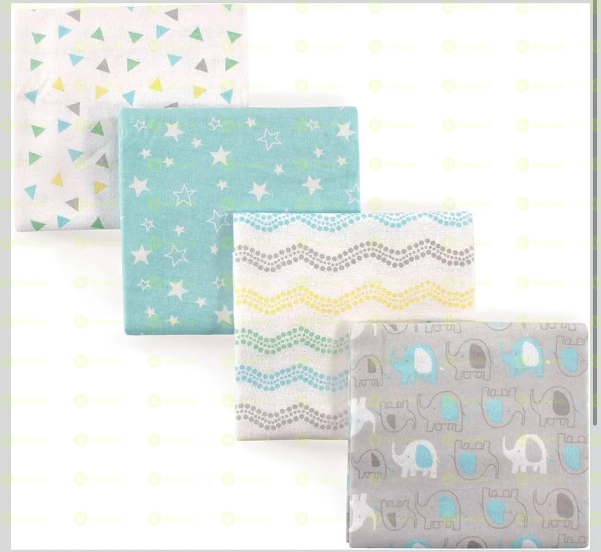 Luvable Friends Unisex Baby Cotton Flannel Receiving Blankets