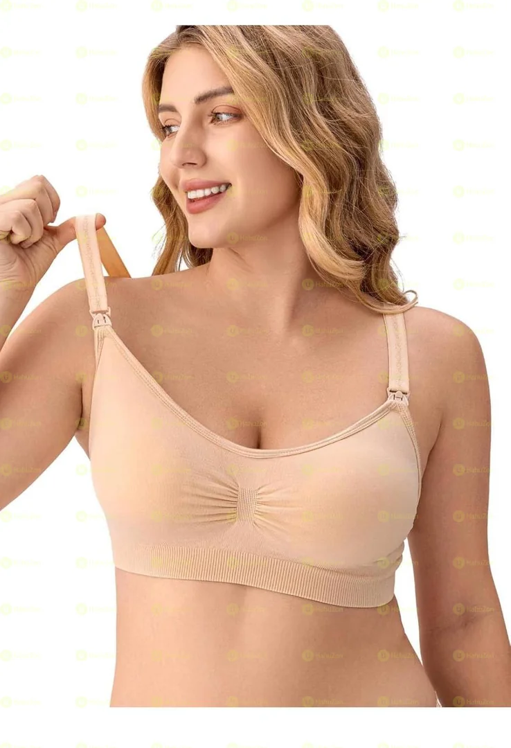Maternity Breastfeeding Seamless Wireless Sleep Bra