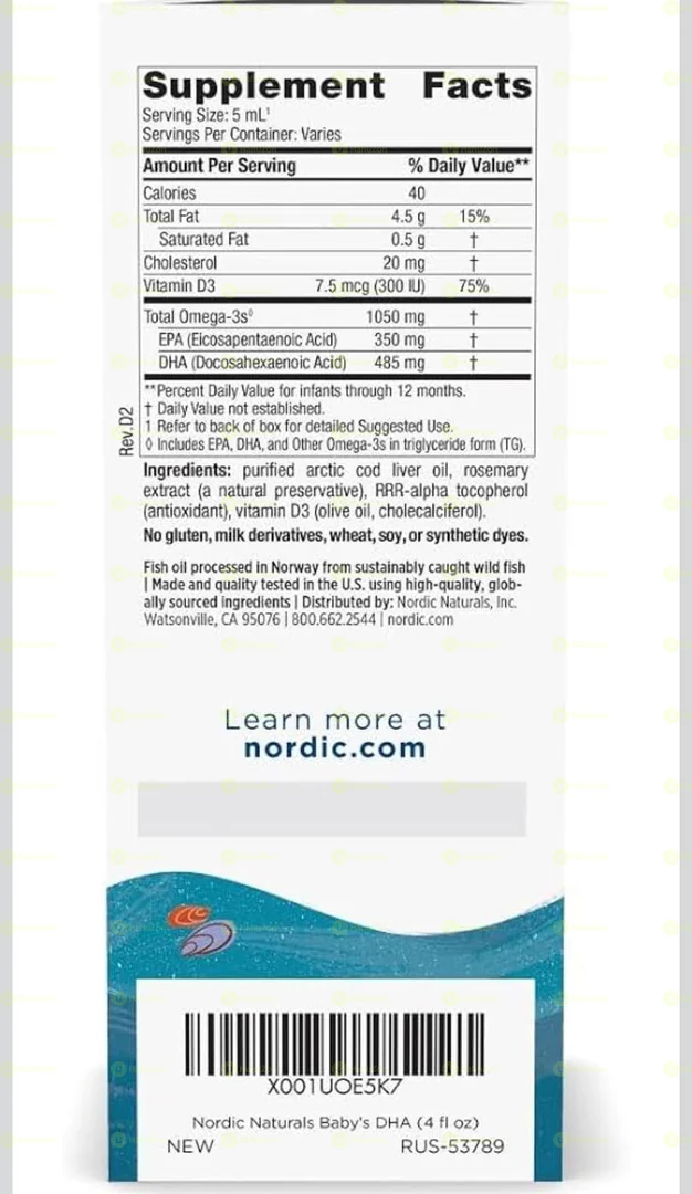 Nordic Naturals Baby’s DHA