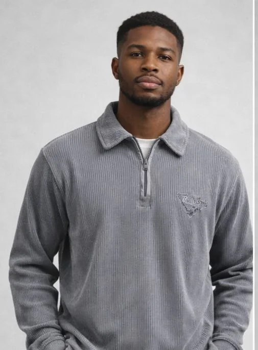 Quarter Zip Sweater Men