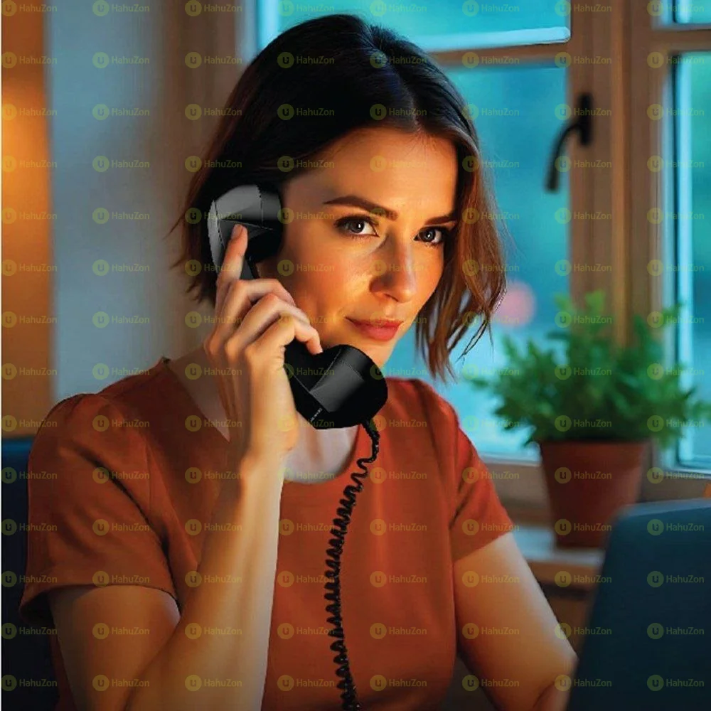 Porodo Classic Retro Phone Handset with Type-C Connector