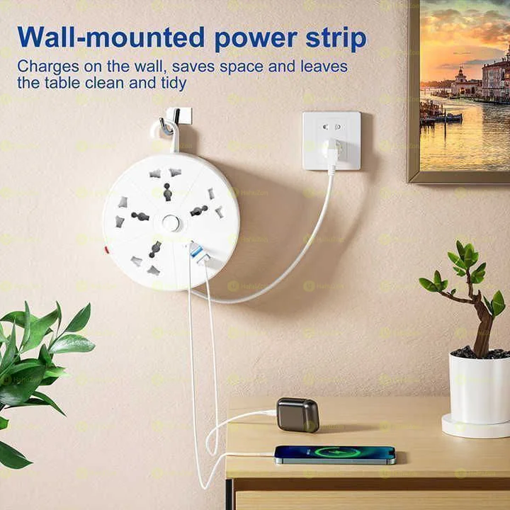 Gelistar Retractable Power Strip