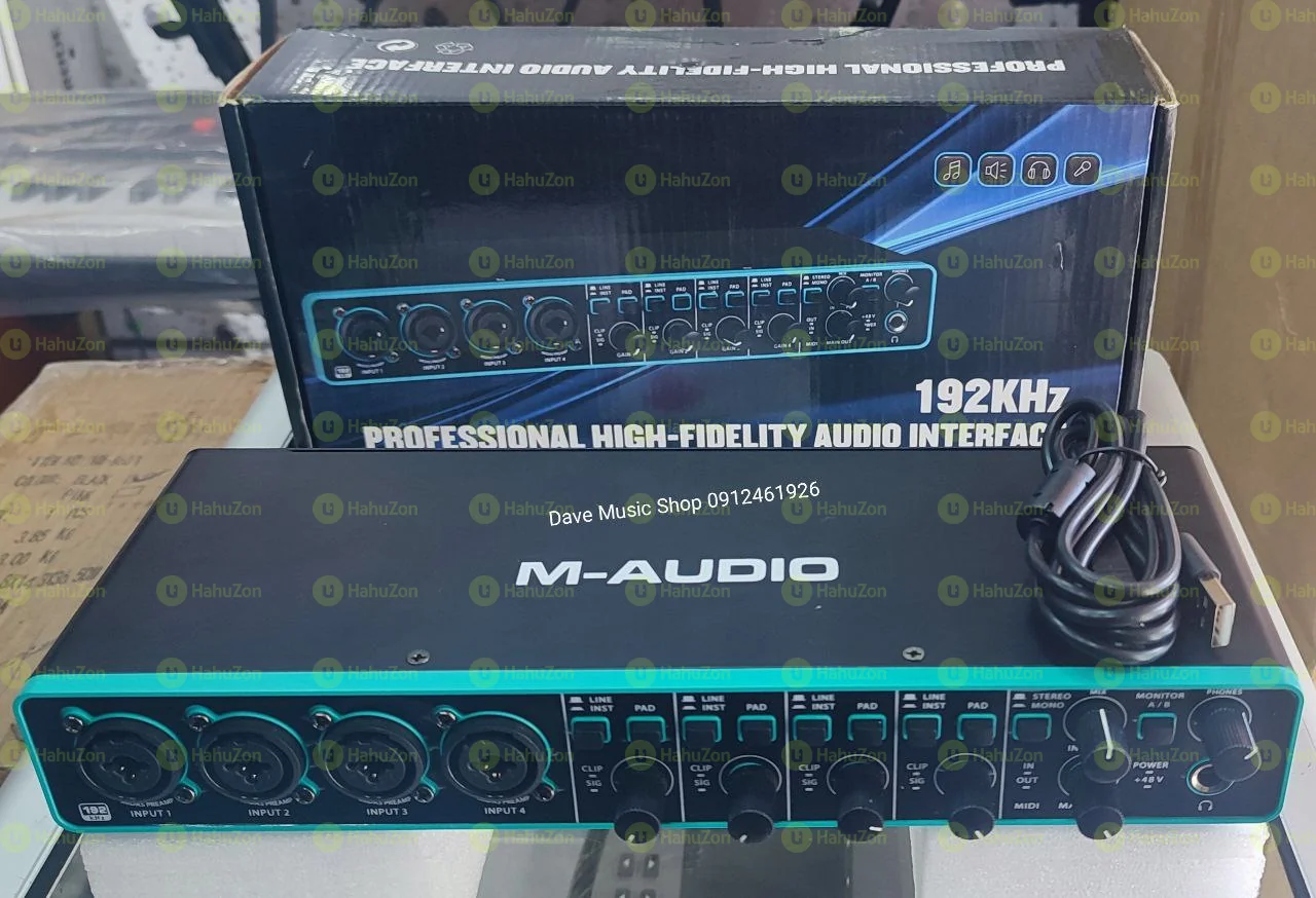 M - AUDIO 4i4 High Fidelity Audio Interface Sound Card