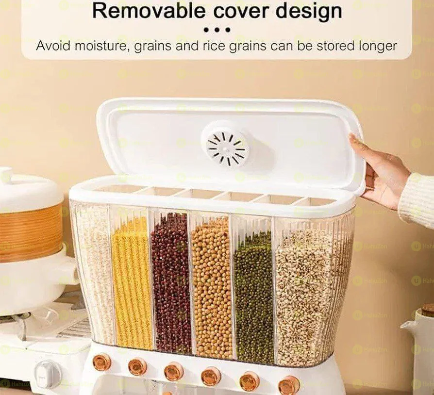 Multiple Dispenser For Cereals Grains and Pulse