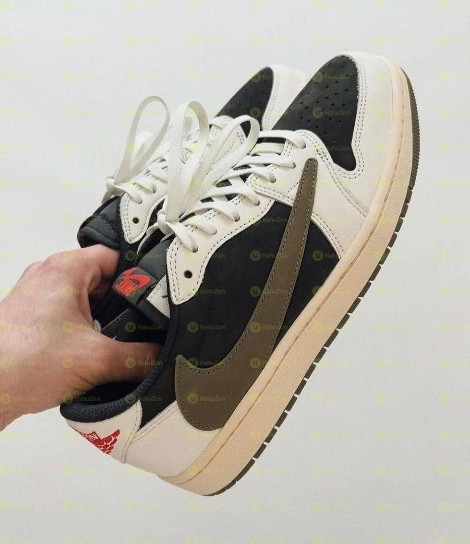 Nike Jordan 1 Travis Scott  Olive Low Shoes