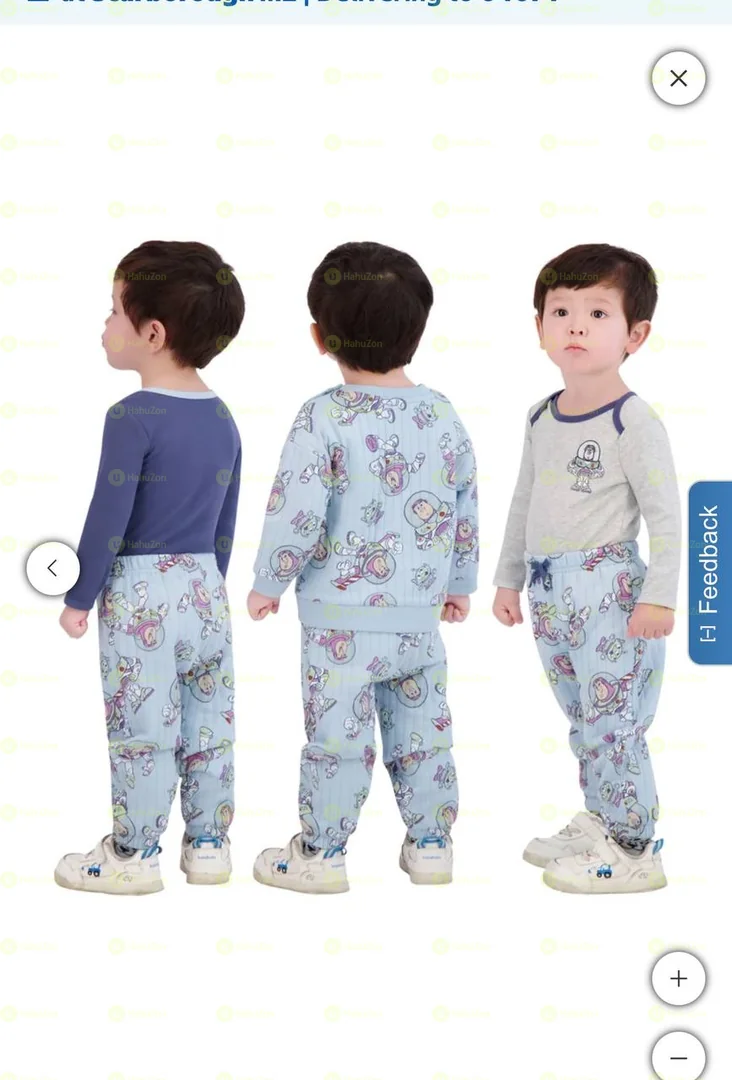 Character Baby 4-piece Ribbed Set