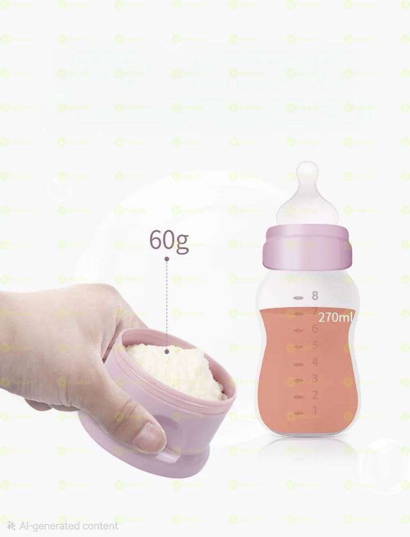 3 Layered Milk Powder and Snack Container