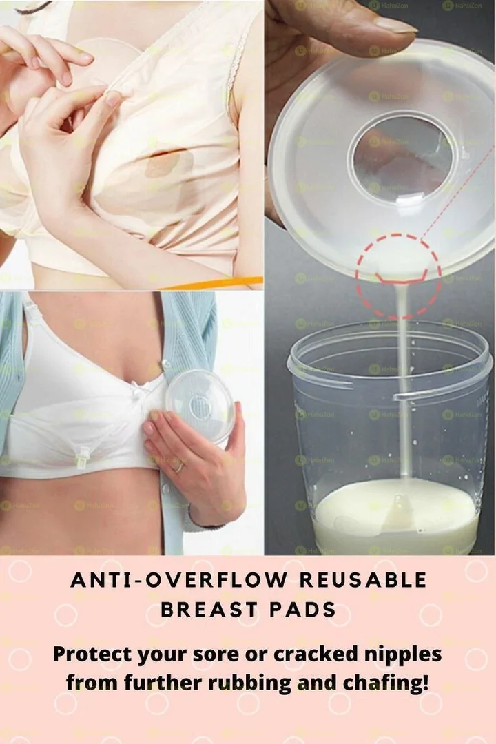 Wearable 2 Piece Breast Milk Collector