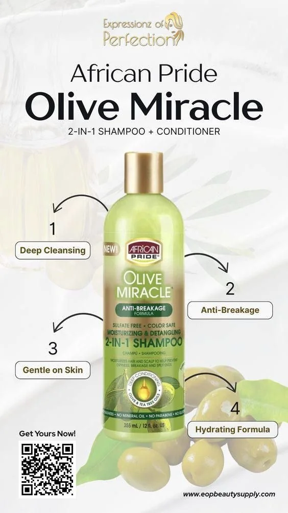 African Pride Olive Miracle Growth Oil