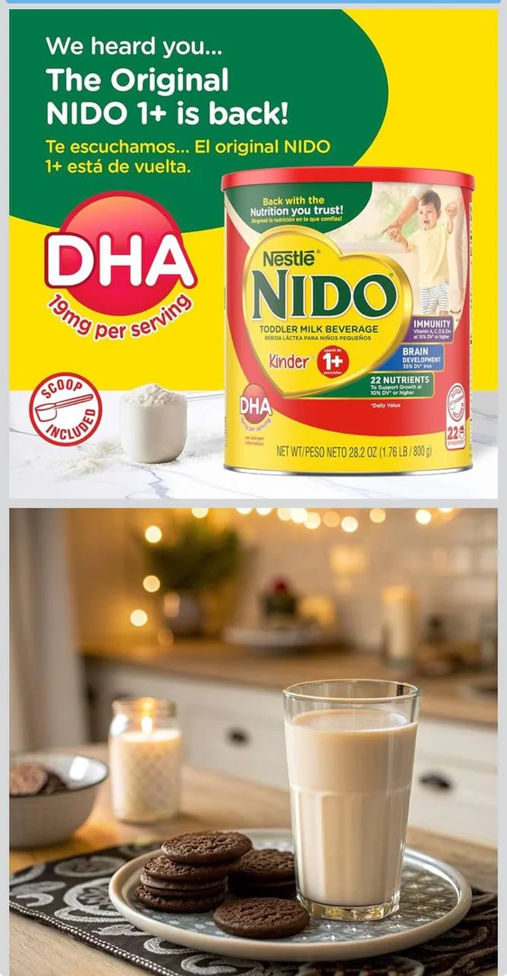 Nido Nestle Kinder 1+Powdered Milk Beverage