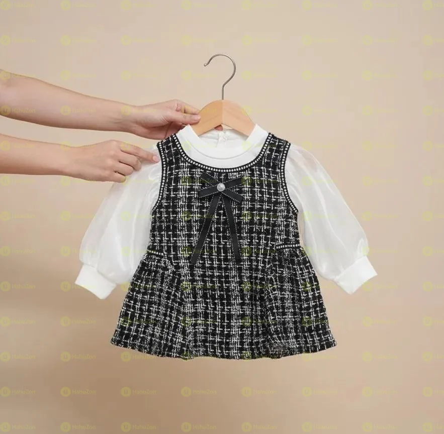 Toddler Girls Two Piece Set Casual Top and Dress Set