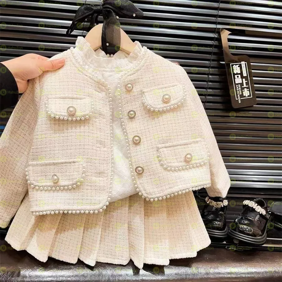 Toddler Girls Casual Skirt and Jacket Set (t-shirt is not included
