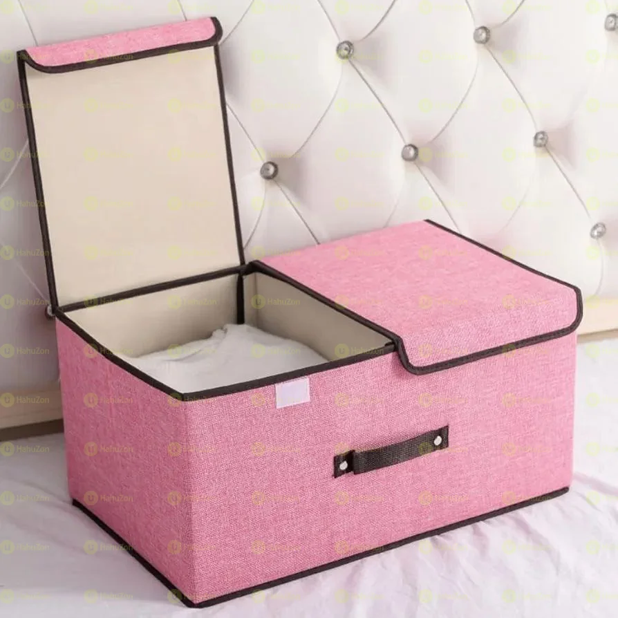 Dust Proof Foldable Storage Box with Lid