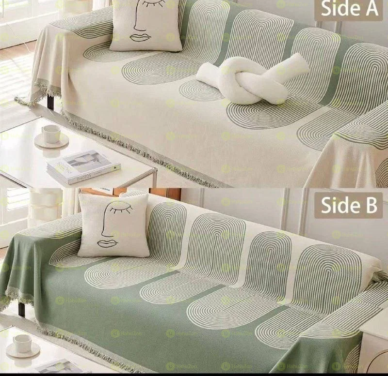 Reversible Chenille Sofa Cover