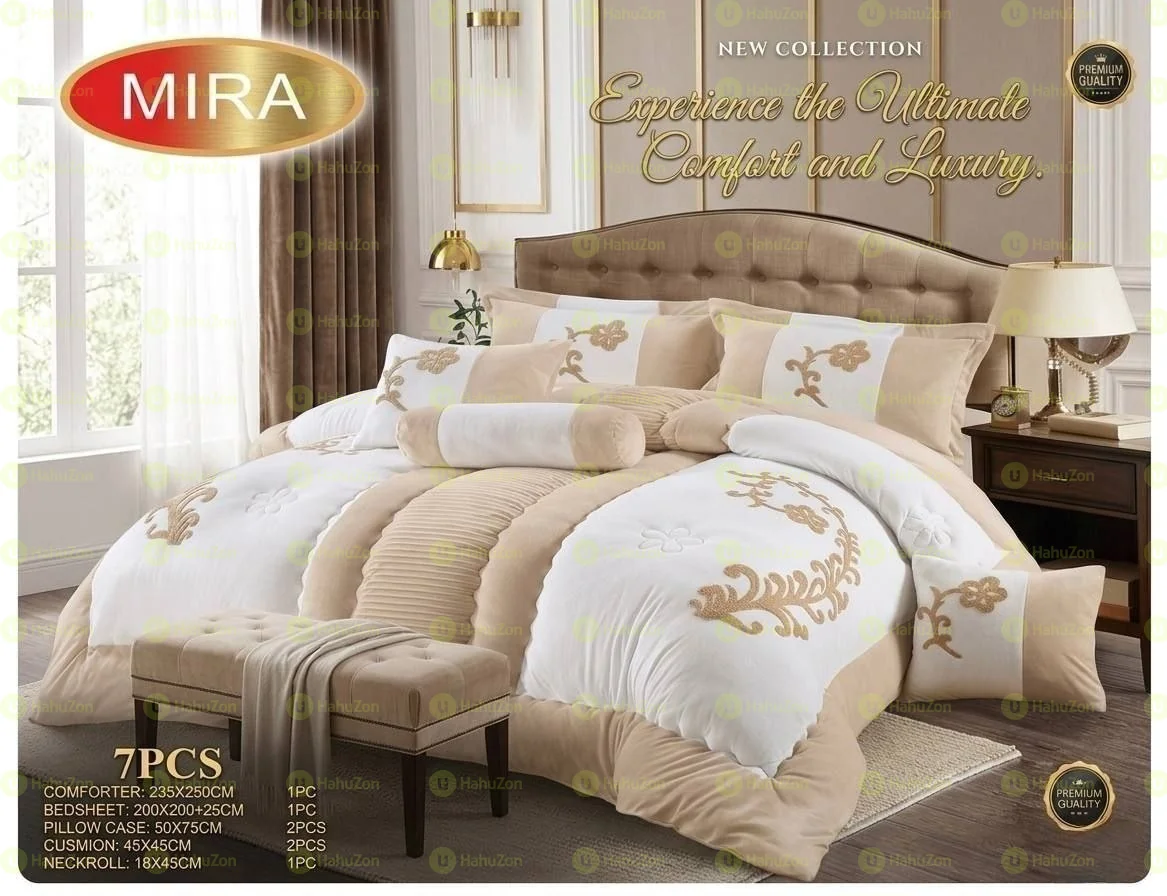 7 Pcs Comforter Set