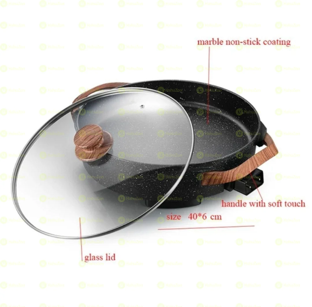 HAOCHU Electric Ceramic Pizza Pan