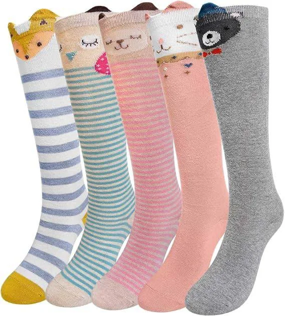 Girls Knee High Socks