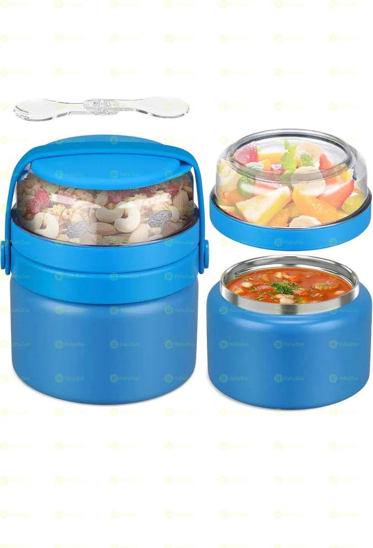 2 in 1 Double Insulated Food Jar