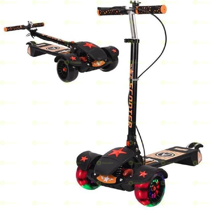 Incredible Scooter With Hand & Foot Stopper
