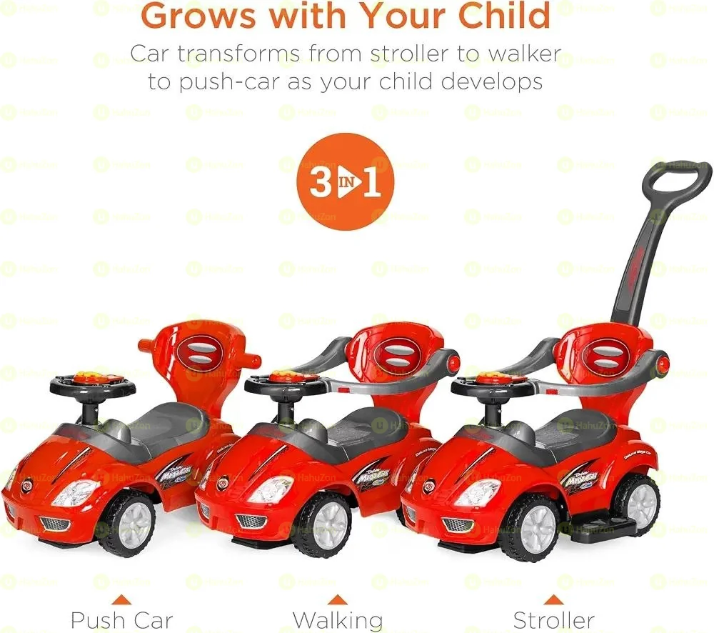 3-in 1 Mega Car For Kids