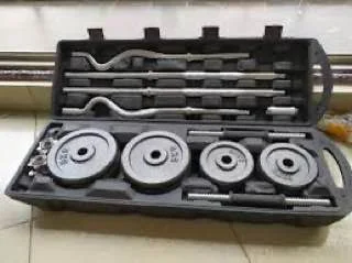 55kg Set Dumbell and Barbell
