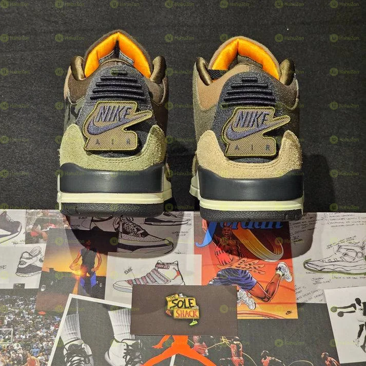 Air Jordan 3 Retro Mid Multi-Camo Patchwork Shoes