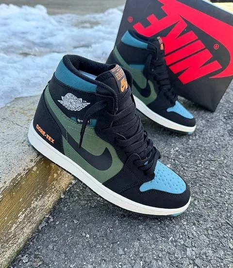 Air Jordan 1 High Element Gore-Tex Sky J light Olive’ Shoes
