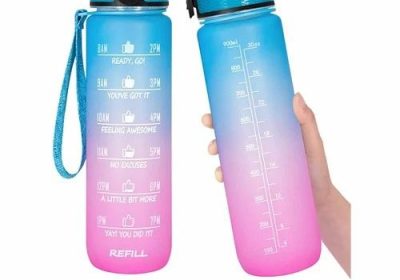 1Litter Water Bottle With Straw