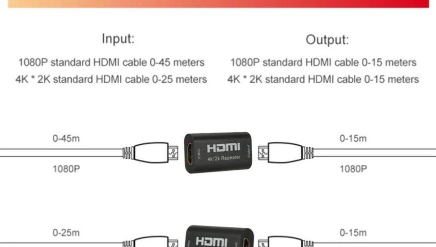 HDMI Repeater Extender Upto 60 Meter