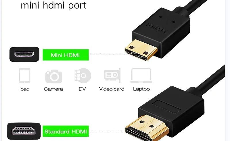 Mini HDMI To HDMI Cable 1.5 Meter