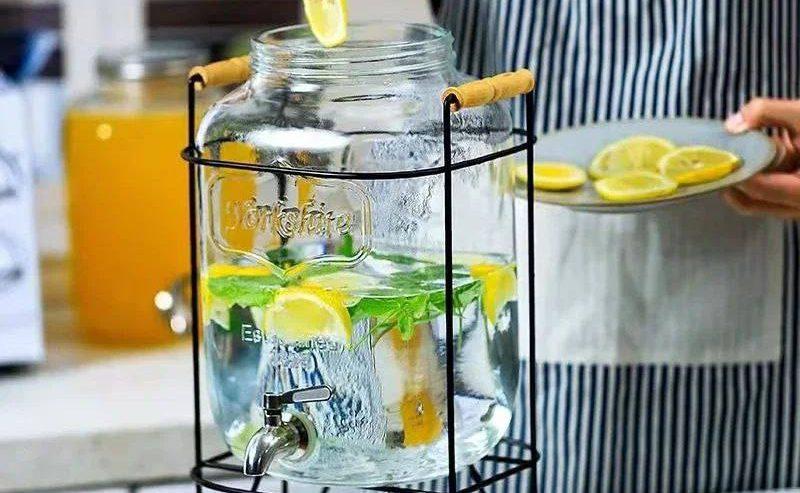 Glass Beverage Dispenser