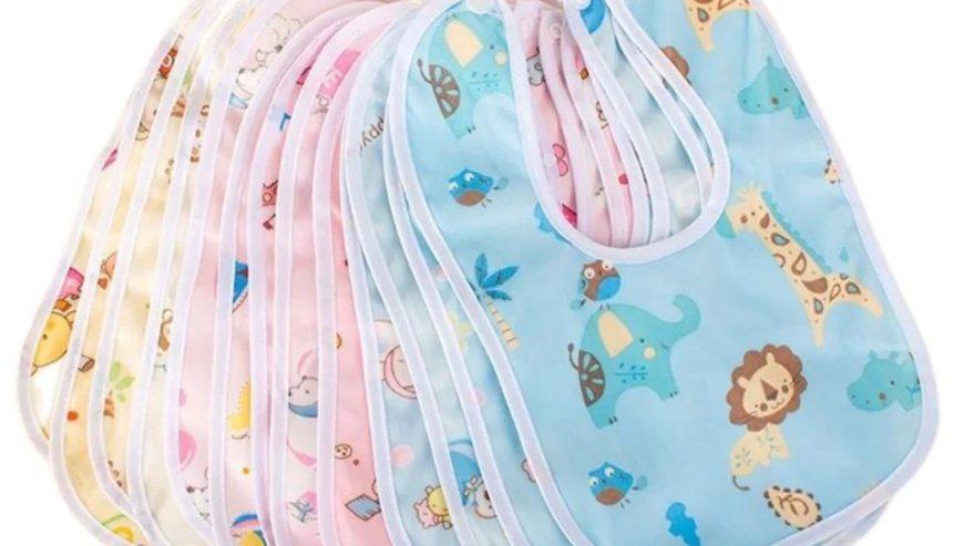 New Born Baby Soft Feeding Bibs Waterproof